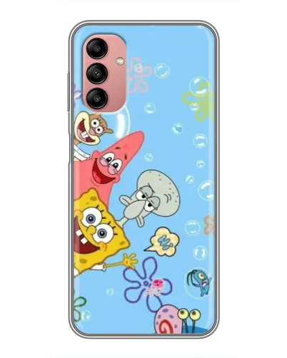 Чехол для Samsung Galaxy A04s с картинкой «Веселые пузырьки»