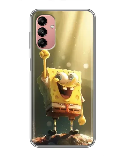 Чехол для Samsung Galaxy A04s с картинкой «Сияющий Спанч Боб»