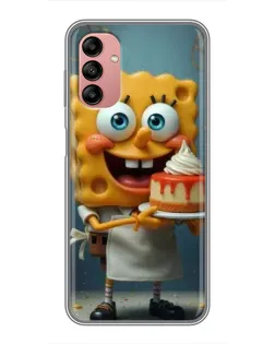 Чехол для Samsung Galaxy A04s с картинкой «Повар Спанч Боб»