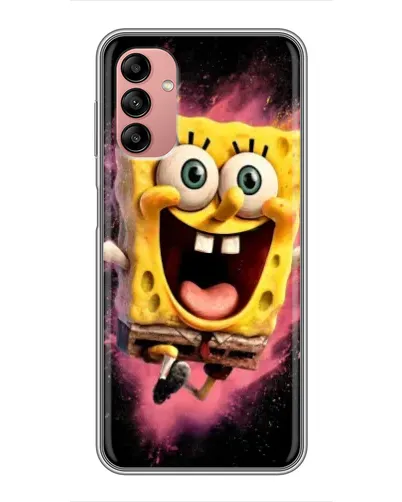 Чехол для Samsung Galaxy A04s с картинкой «Взрывной Спанч Боб»