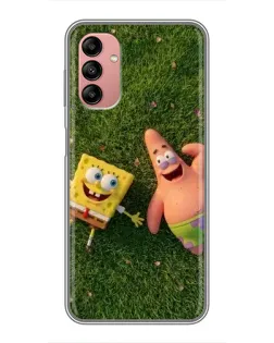 Чехол для Samsung Galaxy A04s с картинкой «Друзья на лужайке»