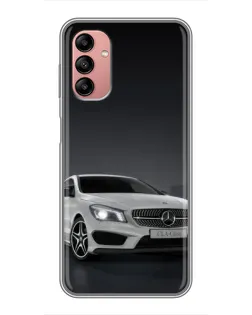 Чехол для Samsung Galaxy A04s с картинкой «Mercedes AMG GT Silver»