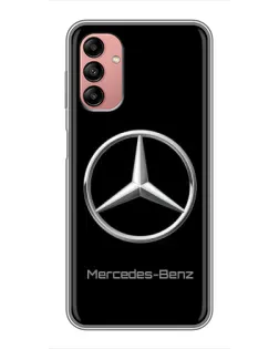 Чехол для Samsung Galaxy A04s с картинкой «Mercedes Silver Logo»
