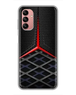 Чехол для Samsung Galaxy A04s с картинкой «Mercedes Carbon Grid»