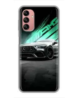 Чехол для Samsung Galaxy A04s с картинкой «Темный Mercedes AMG»