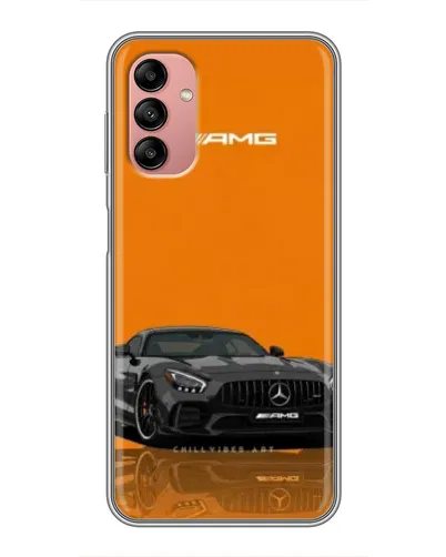 Чехол для Samsung Galaxy A04s с картинкой «Оранжевый Mercedes AMG»