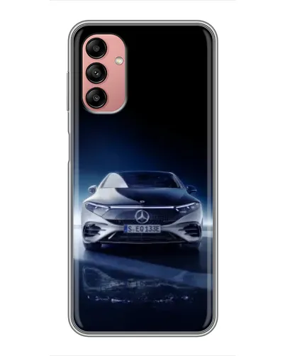 Чехол для Samsung Galaxy A04s с картинкой «Ночной Mercedes EQ»