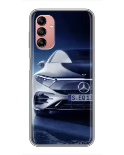 Чехол для Samsung Galaxy A04s с картинкой «Mercedes EQ — будущее»