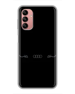 Чехол для Samsung Galaxy A04s с картинкой «Audi — световой подпись»