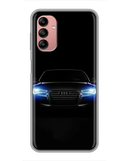 Чехол для Samsung Galaxy A04s с картинкой «Audi в неоне»