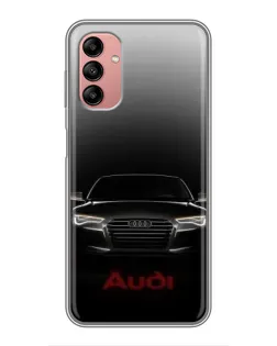 Чехол для Samsung Galaxy A04s с картинкой «Audi — градиентный контур»