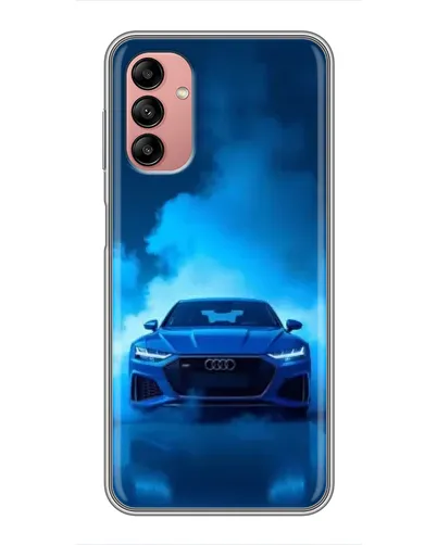 Чехол для Samsung Galaxy A04s с картинкой «Audi — голубая энергия» Чехол для Samsung Galaxy A04s с картинкой «Audi — голубая энергия»