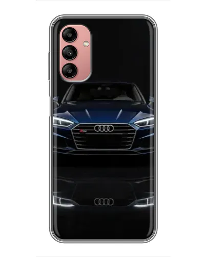Чехол для Samsung Galaxy A04s с картинкой «Audi — ночное отражение» Чехол для Samsung Galaxy A04s с картинкой «Audi — ночное отражение»