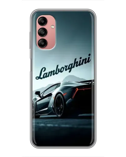 Чехол для Samsung Galaxy A04s с картинкой «Классическая надпись Lamborghini»