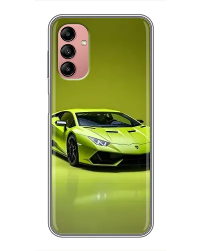 Чехол для Samsung Galaxy A04s с картинкой «Салатовый Lamborghini Huracan»