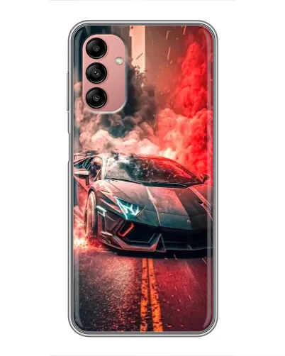 Чехол для Samsung Galaxy A04s с картинкой «Lamborghini красный дым»
