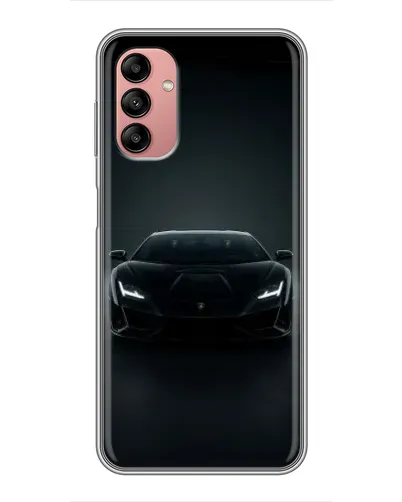 Чехол для Samsung Galaxy A04s с картинкой «Черный Lamborghini Aventador»