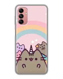 Чехол для Samsung Galaxy A04s с картинкой «Единорог Pusheen»