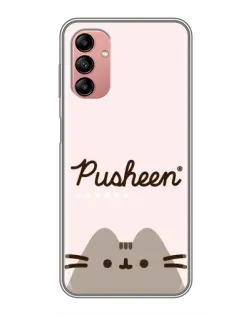 Чехол для Samsung Galaxy A04s с картинкой «Pusheen логотип»