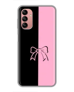 Чехол для Samsung Galaxy A04s с картинкой «Половинки банта»