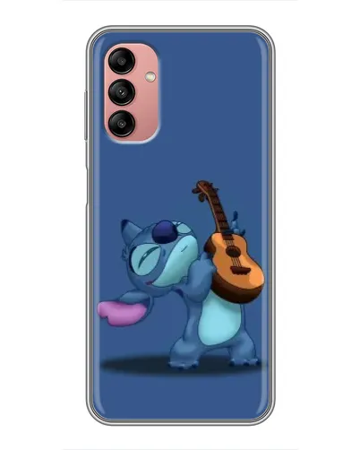 Чехол для Samsung Galaxy A04s с картинкой «Стич с укулеле»