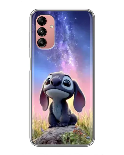Чехол для Samsung Galaxy A04s с картинкой «Стич на рассвете»