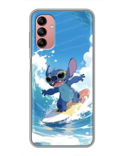 Чехол для Samsung Galaxy A04s с картинкой «Стич на волне»