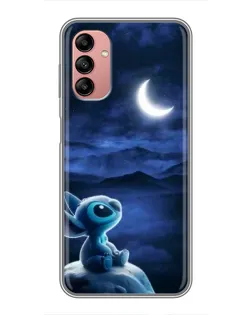 Чехол для Samsung Galaxy A04s с картинкой «Лунная ночь Стича»