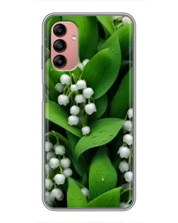 Чехол для Samsung Galaxy A04s с картинкой «Ландыши в зелени»