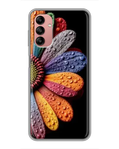 Чехол для Samsung Galaxy A04s с картинкой «Радужный цветок»
