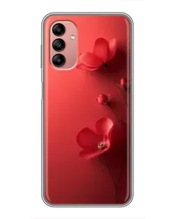 Чехол для Samsung Galaxy A04s с картинкой «Маковые соцветия»