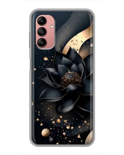 Чехол для Samsung Galaxy A04s с картинкой «Черный лотос»