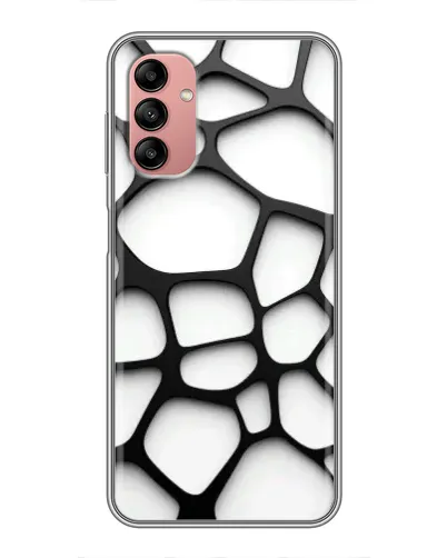 Чехол для Samsung Galaxy A04s с картинкой «Белая объемная сетка» Чехол для Samsung Galaxy A04s с картинкой «Белая объемная сетка»