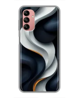 Чохол для Samsung Galaxy A04s з картинкою «Об'ємні чорно-білі стрічки» Чохол для Samsung Galaxy A04s з картинкою «Об'ємні чорно-білі стрічки»
