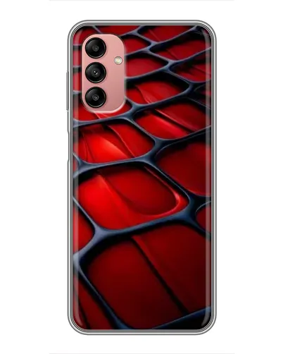 Чехол для Samsung Galaxy A04s с картинкой «Красная глянцевая сетка» Чехол для Samsung Galaxy A04s с картинкой «Красная глянцевая сетка»