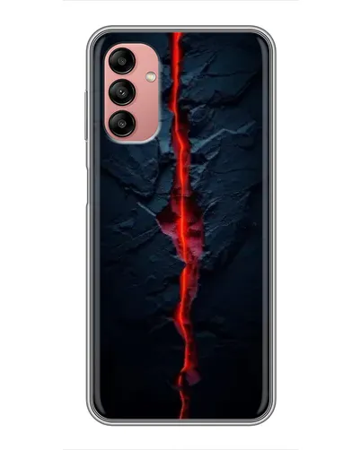 Чехол для Samsung Galaxy A04s с картинкой «Kрасная лавовая трещина» Чехол для Samsung Galaxy A04s с картинкой «Kрасная лавовая трещина»