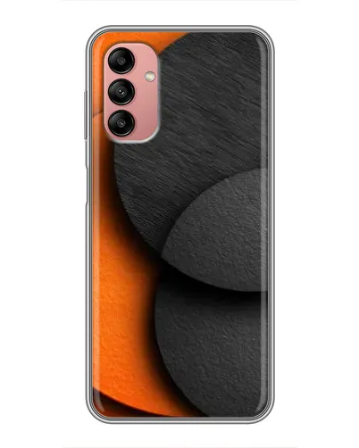 Чехол для Samsung Galaxy A04s с картинкой «Геометрия оранжевых кругов» Чехол для Samsung Galaxy A04s с картинкой «Геометрия оранжевых кругов»