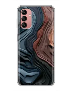 Чехол для Samsung Galaxy A04s с картинкой «Цветные волны каньона»