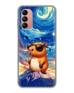 Чехол для Samsung Galaxy A04s с картинкой «Капибара Ван Гога»
