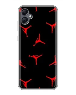 Чехол для Samsung Galaxy A05 с картинкой «Jordan Red Pattern» Чехол для Samsung Galaxy A05 с картинкой «Jordan Red Pattern»