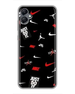 Чехол для Samsung Galaxy A05 с картинкой «Nike Mix Pattern» Чехол для Samsung Galaxy A05 с картинкой «Nike Mix Pattern»
