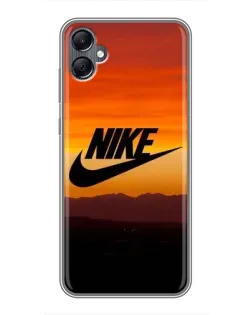 Чехол для Samsung Galaxy A05 с картинкой «Nike — вечерний горизонт»