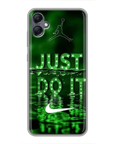Чехол для Samsung Galaxy A05 с картинкой «Зеленый неоновый Nike»