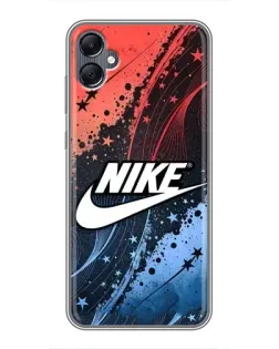 Чехол для Samsung Galaxy A05 с картинкой «Градиентный принт Найк»