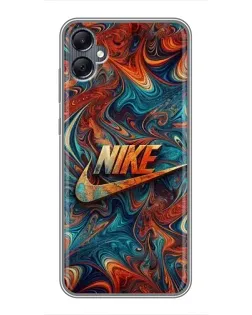 Чехол для Samsung Galaxy A05 с картинкой «Nike в абстракции»