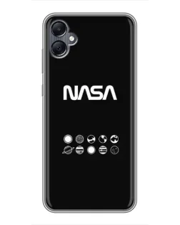 Чехол для Samsung Galaxy A05 с картинкой «NASA — технический принт» Чехол для Samsung Galaxy A05 с картинкой «NASA — технический принт»