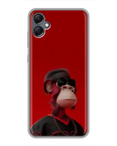 Чехол для Samsung Galaxy A05 с картинкой «Bored Ape в красном» Чехол для Samsung Galaxy A05 с картинкой «Bored Ape в красном»