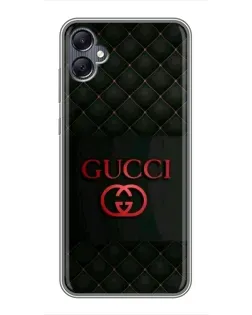 Чехол для Samsung Galaxy A05 с картинкой «Gucci — стеганый черный»