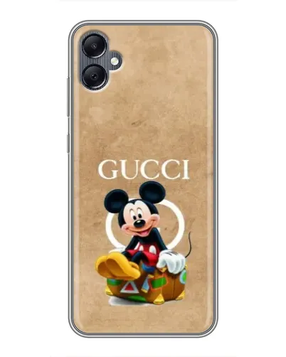 Чехол для Samsung Galaxy A05 с картинкой «Микки Маус Gucci — крафт»