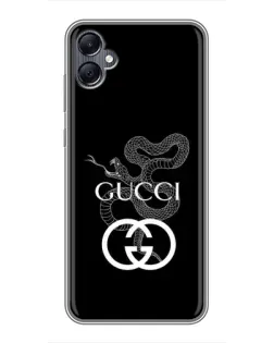 Чехол для Samsung Galaxy A05 с картинкой «Gucci — серебряная змея»
